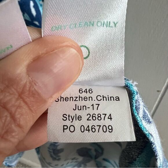 Lilly Pulitzer Achelle Swing Dress Keep on Trunkin Indigo. - Picture 5 of 12